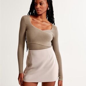 A&F Knit Wrap Bodysuit